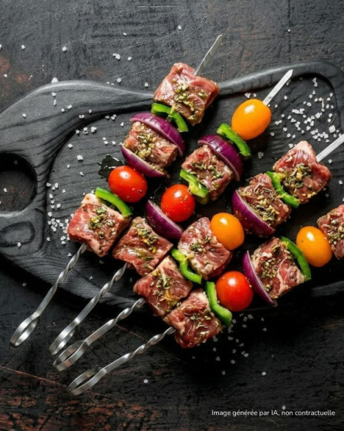 Brochette de bœuf à la provençale