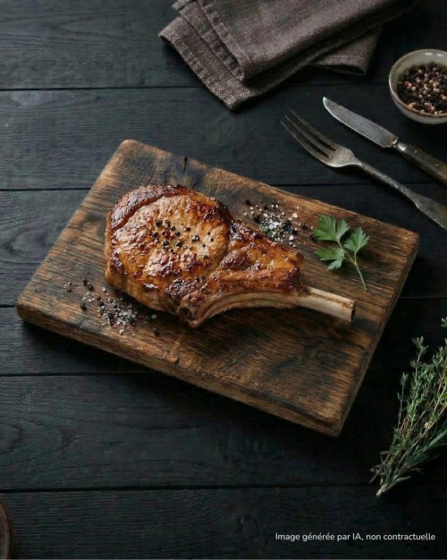 Côte de cochon fermier