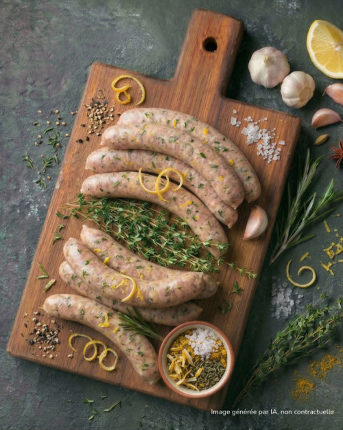 Chipolatas thym-citron