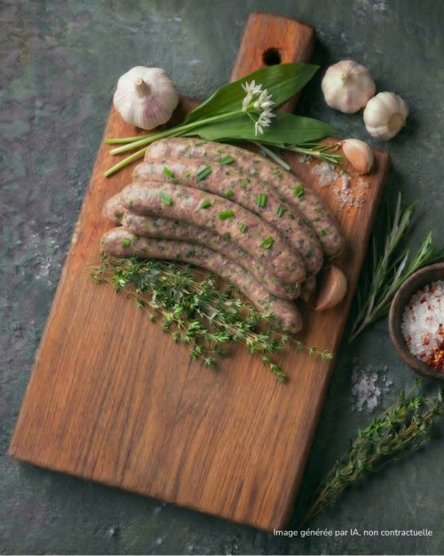 Chipolatas à l’ail des ours