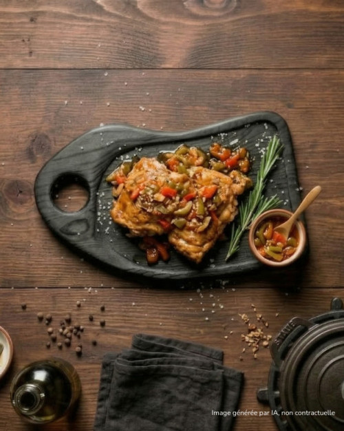 Cuisse de poulet désossée Basque