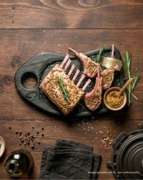 Côtes d’agneau premières, Pays d’Oc Label Rouge