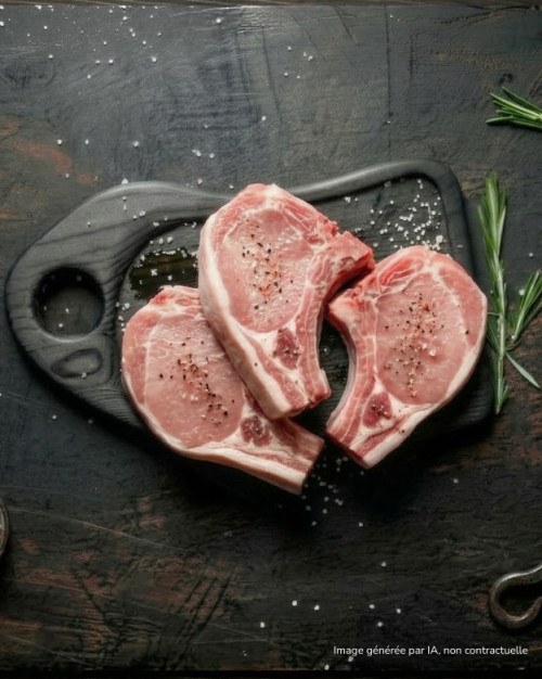 Côtes de porc premières Label Rouge